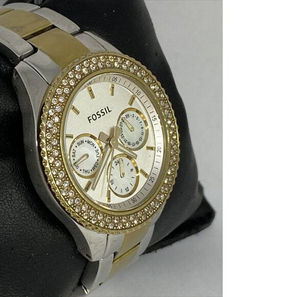 Fossil Stella ES2944 Womens Stainless Steel Analog Dial Quartz Wrist Watch QB648 - Picture 5 of 12